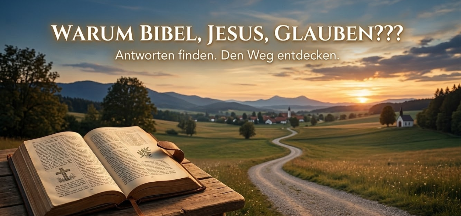 Warum Bibel, Jesus, Glauben???